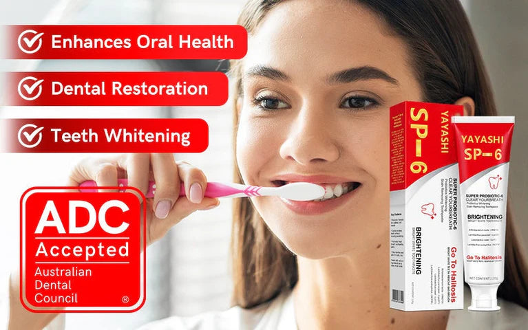 🔥2024 HOT SALE🔥YAYASHI SP-6 Probiotic Whitening Toothpaste