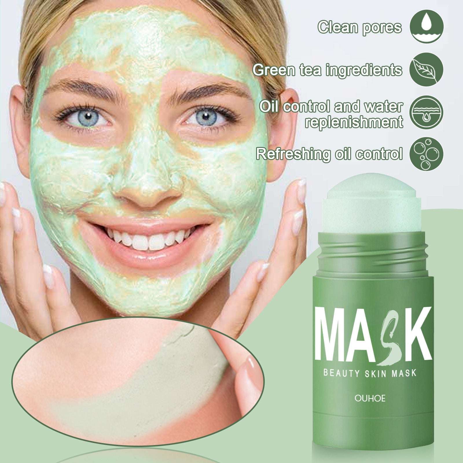 Green Tea Beauty Mask | Plant-based Deep Pore Cleansing 🍃✨