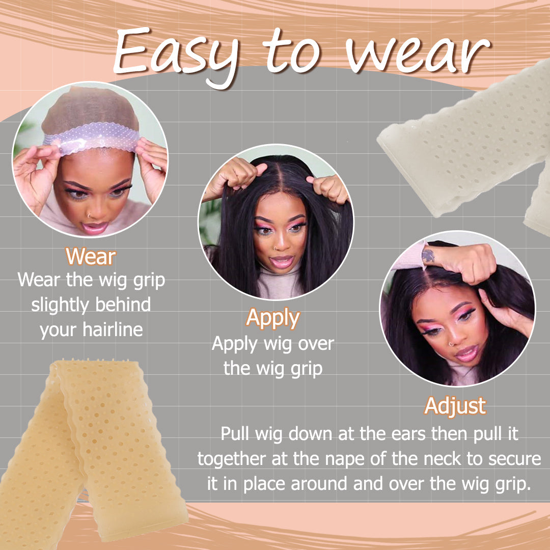 Secure Wig Gripper✨Secure, Comfortable, Invisible & Perfect Fit