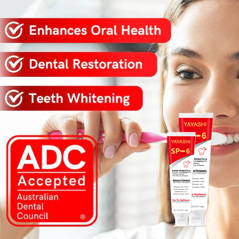 🔥HOT SALE🔥SP-6 Whitening Toothpaste丨Powerful Oral Health & Disease Treatment